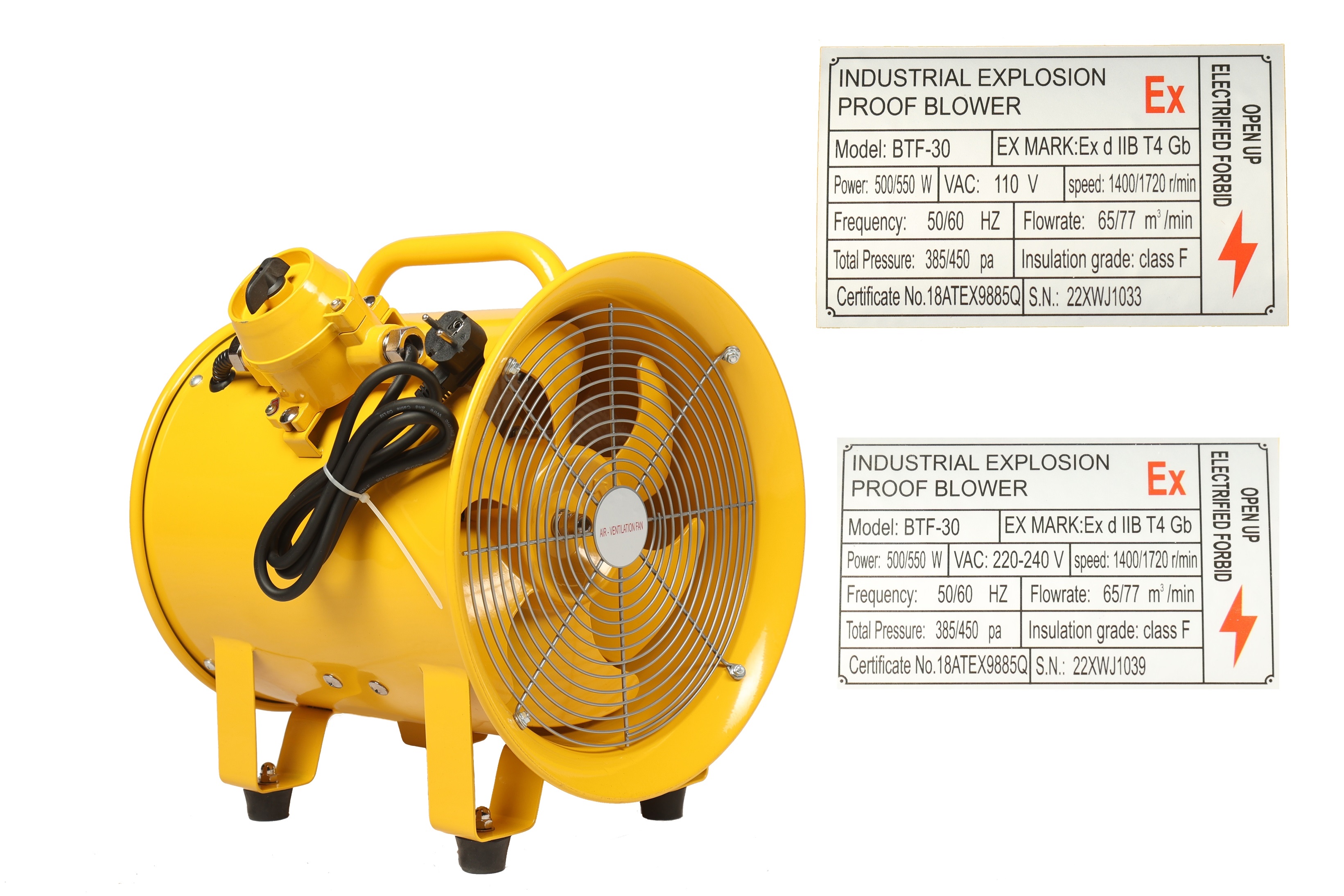 Explosion Proof Blower 300mm / 12”